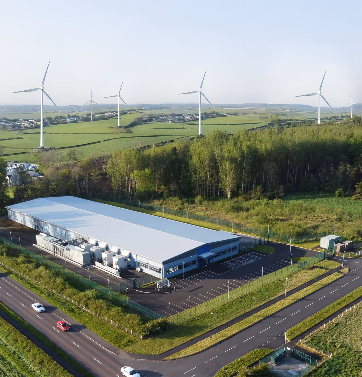 Powered land for data centers